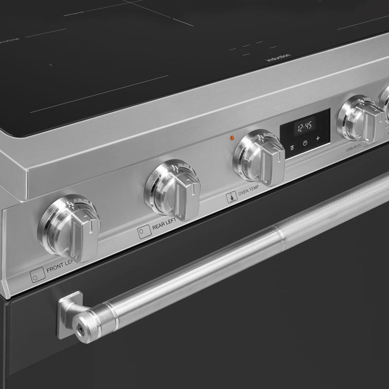 36" SMEG Freestanding Induction Range - SPR36UIMANX