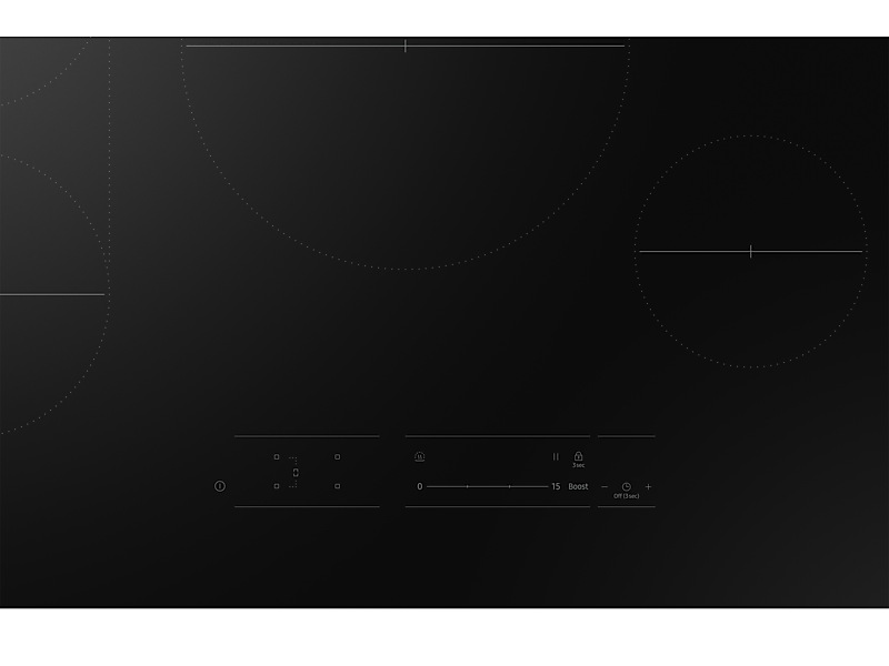 30" Samsung 4-Element Energy Star Smart Induction Cooktop - CC70F30S2DAA