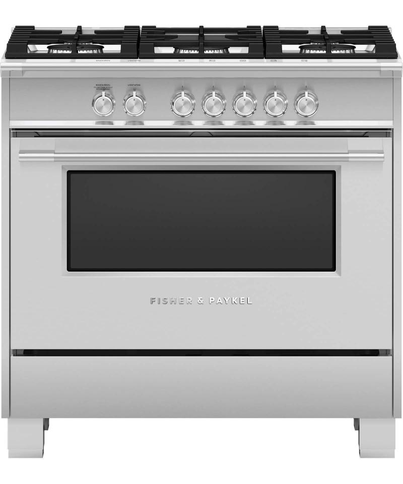 36" Fisher & paykel Freestanding Gas Range - OR36SCG4X1