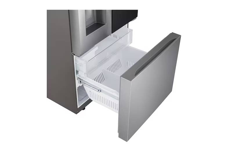 33" LG 25 cu.ft. InstaView Door-in-Door Standard-Depth French 3-Door Refrigerator - LF25S6560S