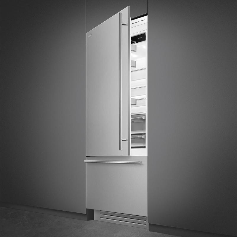 36" SMEG Built-in Universal Bottom Mount Refrigerator - RBMU36LX