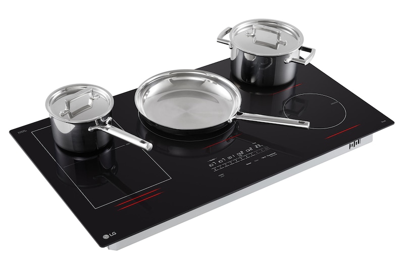 36" LG Induction Cooktop with 5 Element 5.0kW UltraHeat and Smart - CBIH3617BE