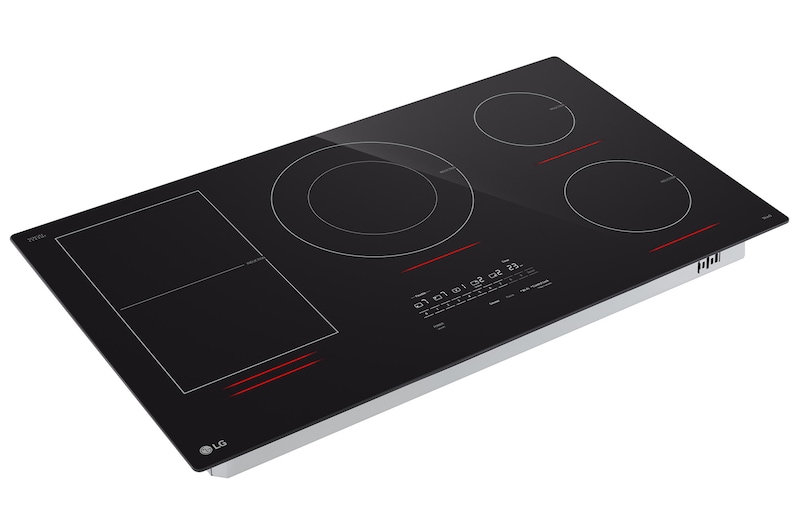 36" LG Induction Cooktop with 5 Element 5.0kW UltraHeat and Smart - CBIH3617BE