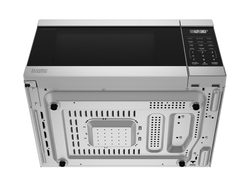 Sharp Flatbed Countertop Microwave Oven with Inverter Technology - SMC1174KSC