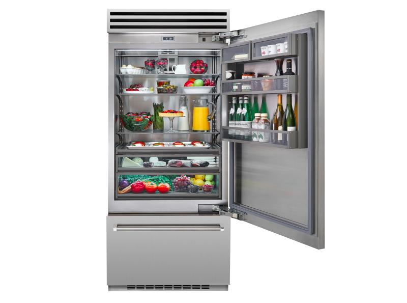 36" Blue Star 22.4 Cu. Ft. Right Hinge PRO Built-In Refrigerator/Freezer - BBB36R3