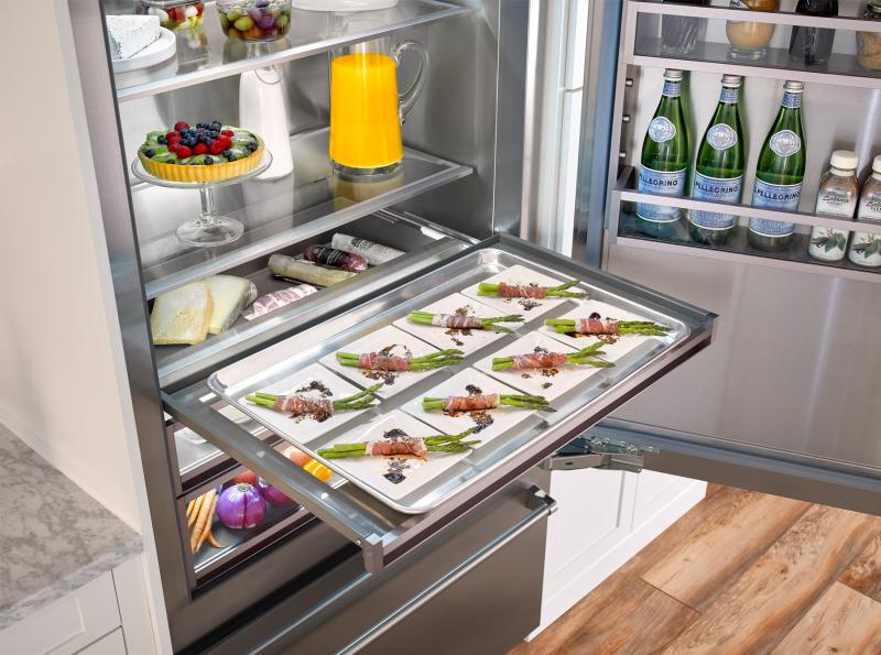 36" Blue Star 22.4 Cu. Ft. Right Hinge PRO Built-In Refrigerator/Freezer - BBB36R3