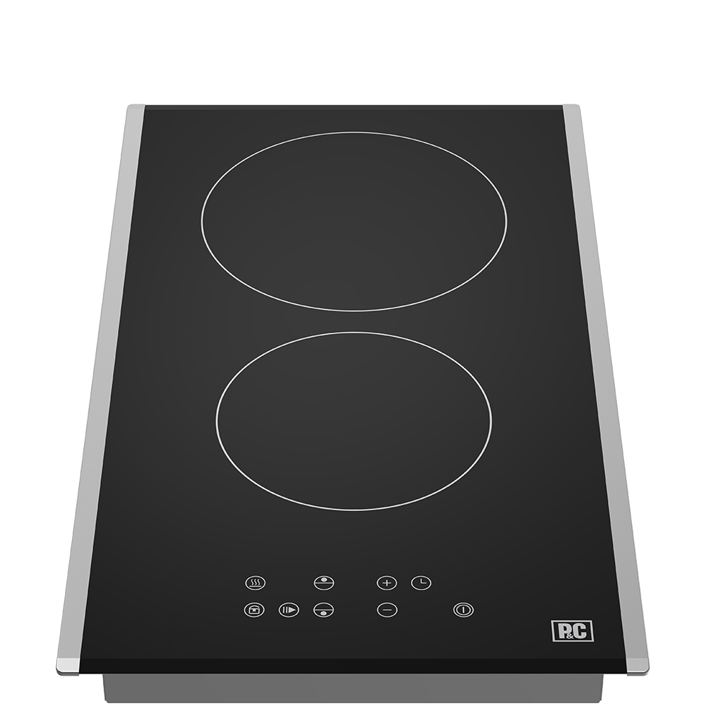 12" Porter & Charles 2 Zone Electric Cooktop - CC30XB