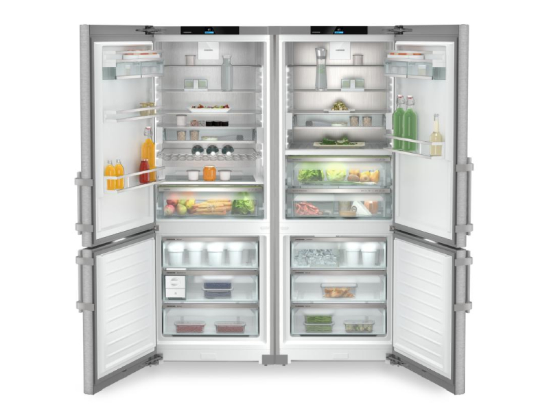 Liebherr Freestanding Counter-Depth Side-by-Side Combination Refrigerator - SC7751-SCB7760IM