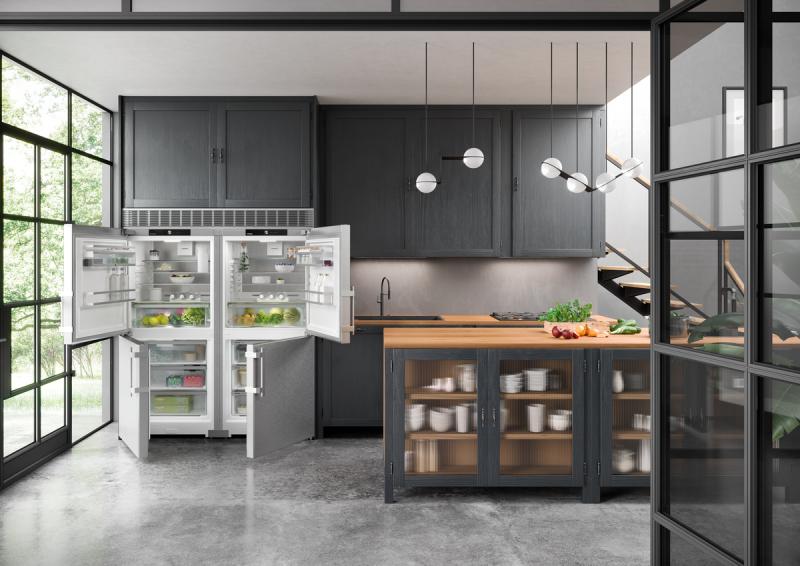 Liebherr Freestanding Counter-Depth Side-by-Side Combination Refrigerator - SC7541IM-SC7520