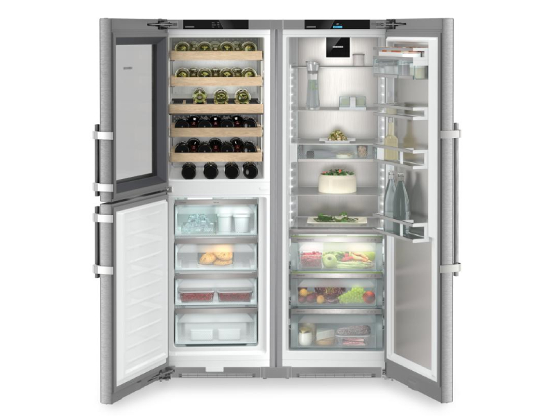Liebherr Freestanding Side-by-Side Combination with Wine Tempering Compartment - SW5291-SRB5290