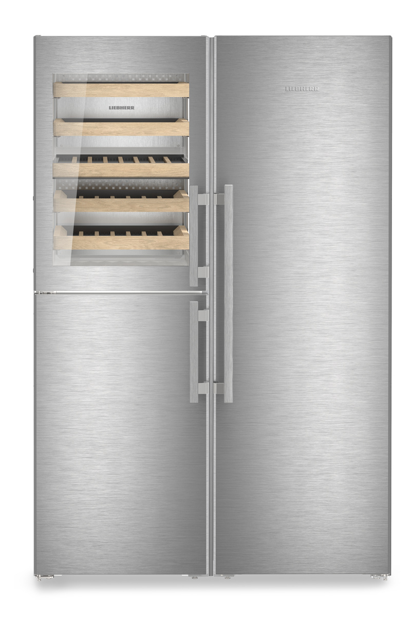 Liebherr Freestanding Side-by-Side Combination with Wine Tempering Compartment - SW5291-SRB5290