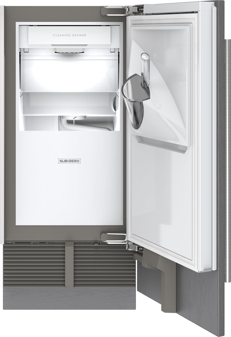 15" SubZero Designer Undercounter Ice Maker with Pump in Panel Ready - DEU1550IP/L