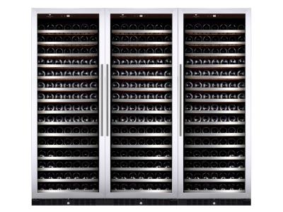 Wine Cell'R Diamond Collection 543 Bottles 3 Zones Wine Cellar - WC181SSSZ7-3