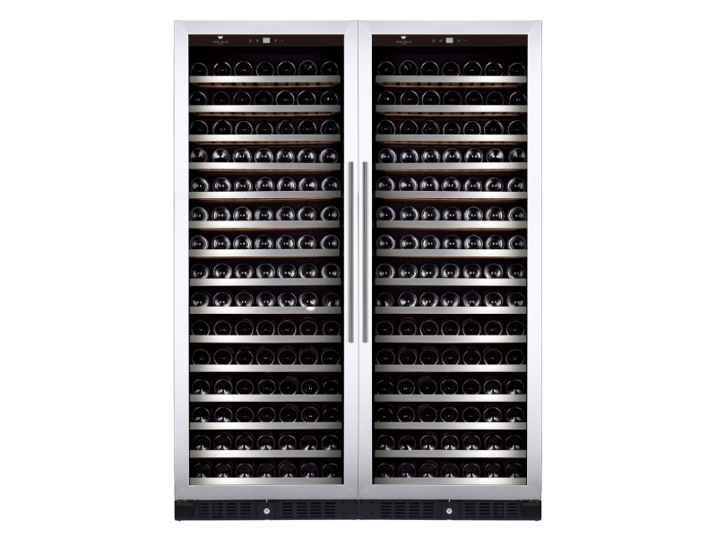 Wine Cell'R Diamond Collection 362 Bottles 3 Zones Wine Cellar - WC181SSSZ7-2