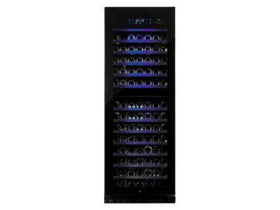 Wine Cell'R Black Pearl Collection 181 Bottles Large Dual Zone Wine Cellar - WC181FGD7