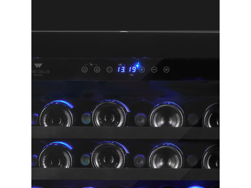 Wine Cell'R Black Pearl Collection 92 Bottles Multi Dual Zone Wine Cellar - WC46FGSZ7-2