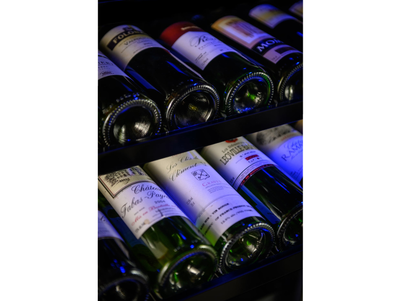 Wine Cell'R Black Pearl Collection 92 Bottles Multi Dual Zone Wine Cellar - WC46FGSZ7-2