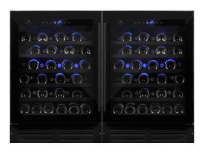 Wine Cell'R Black Pearl Collection 92 Bottles Multi Dual Zone Wine Cellar - WC46FGSZ7-2