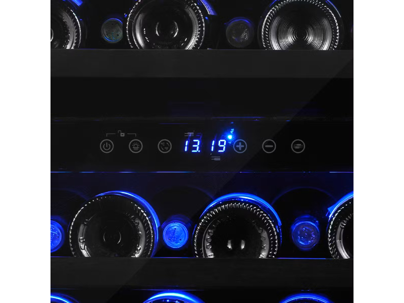 Wine Cell'R  Black Pearl Collection 46 Bottles Dual Zone Wine Cellar - WC46FGDZ7