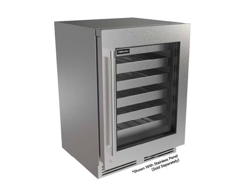 24" Perlick Undercounter G5 Wine Cooler Reserve Glass Door - G5WR24GC