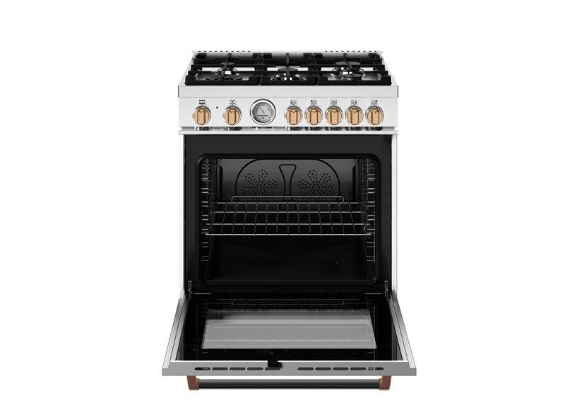 30" Bertazzoni Freestanding  Dual Fuel 5 Burners Range - MAS305DFMNG