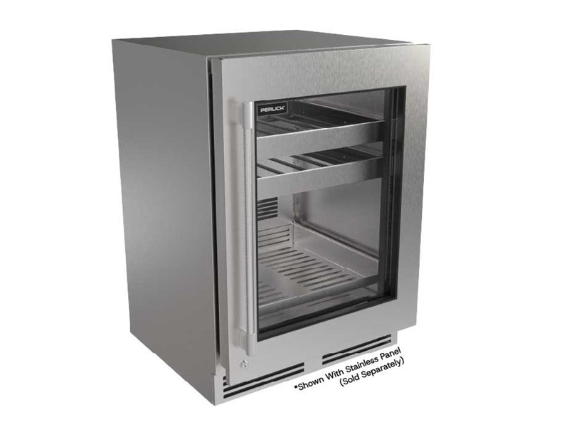 24" Perlick G5 Luxe Beverage Center Glass Door - G5BC24GL