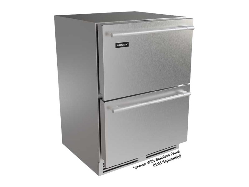 24" Perlick G5 Luxe Refrigerator Drawers - G5RD24SL