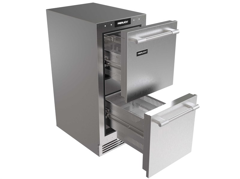 15" Perlick G5 Luxe Refrigerator Drawers - G5RD15SL