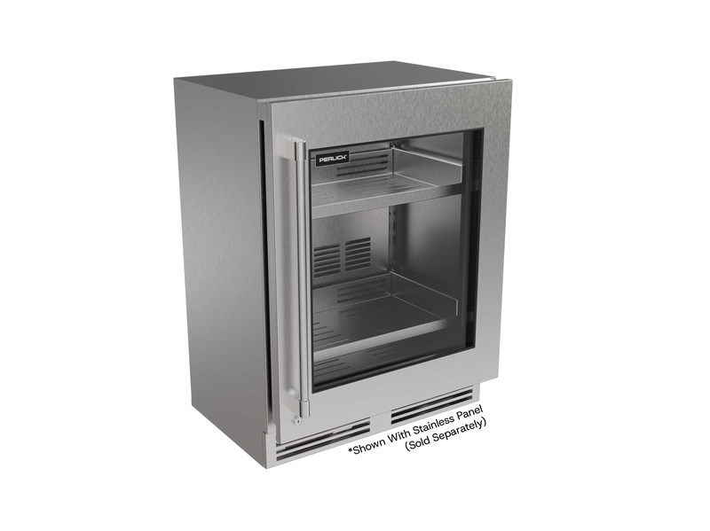 24"  Perlick G5 Shallow ADA Refrigerator Glass Door - G5RE24GD