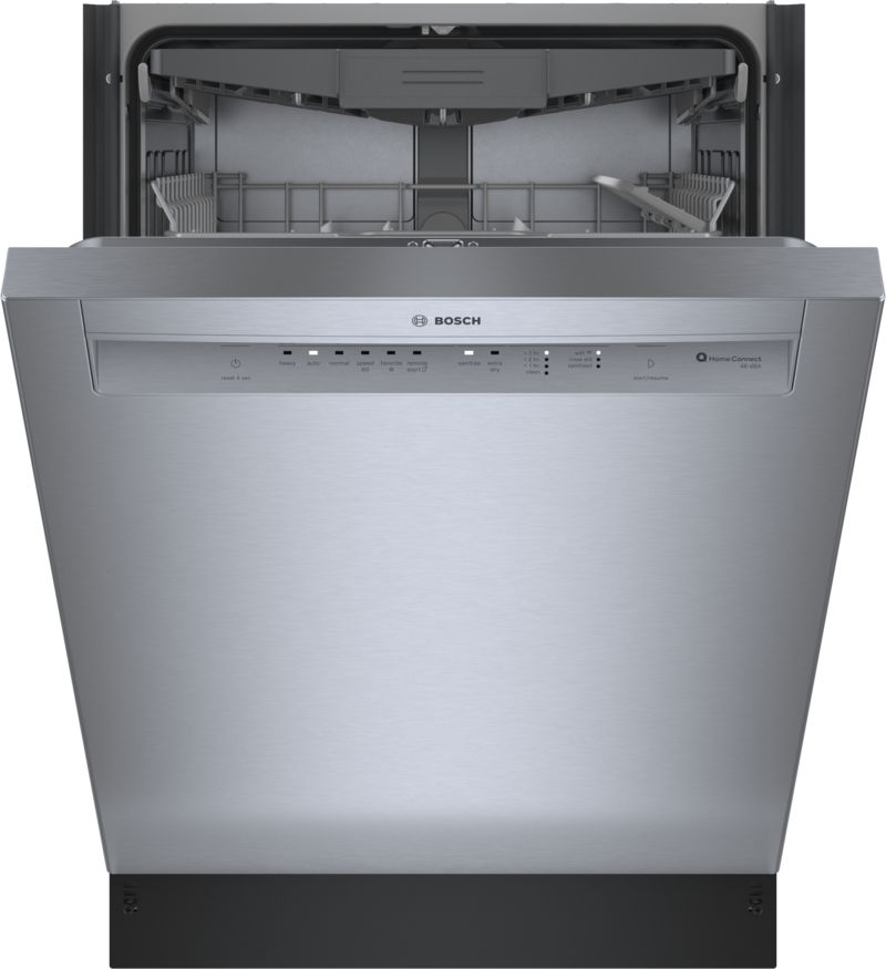 24" Bosch 100 Premium Dishwasher 60 cm Brushed steel anti-fingerprint - SHE5AEH5N