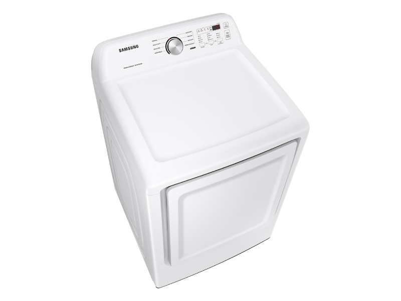 Samsung 7.2 Cu. Ft. Top Load Electric Dryer with Sensor Dry and Reversible Door - DVE45T3200W/A3