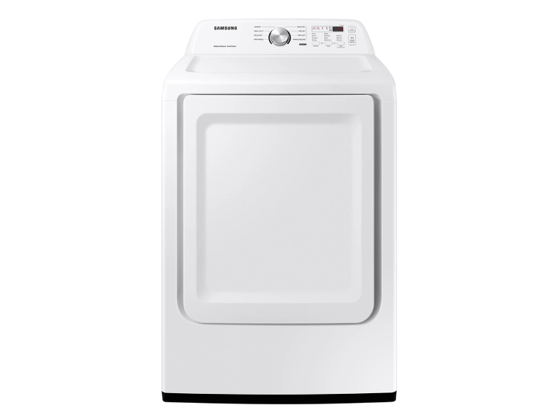 Samsung 7.2 Cu. Ft. Top Load Electric Dryer with Sensor Dry and Reversible Door - DVE45T3200W/A3
