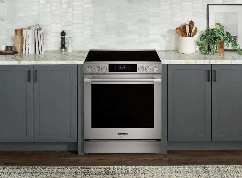 30" Frigidaire Professional Electric Range with Stone-Baked Pizza - PCFEC085BF