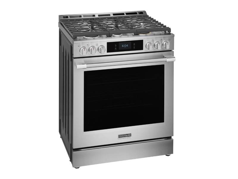 30" Frigidaire Professional Gas Range with Stone-Baked Pizza - PCFG3085BF