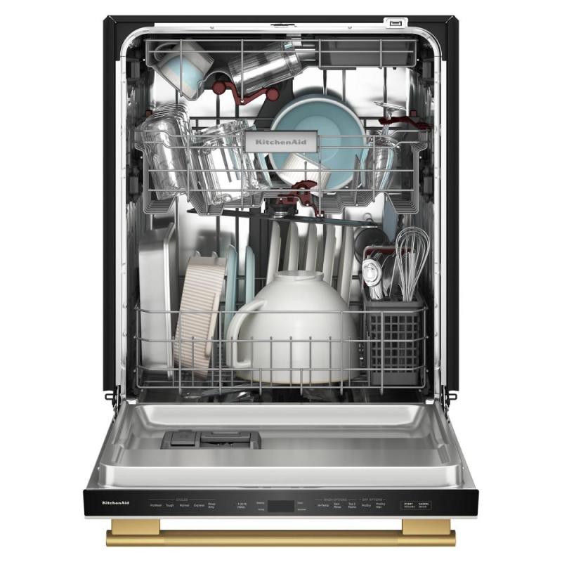 KitchenAid 360° Max Jets Third Rack Dishwasher with ProDry System 44 dBA - KDTS424SPL