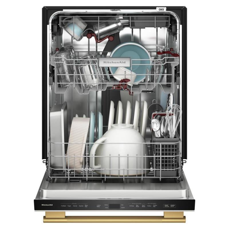 KitchenAid 360° Max Jets Third Rack Dishwasher with ProDry System 44 dBA - KDTS424SPL