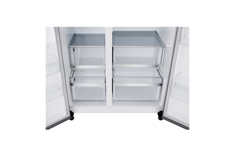 36" LG 23 Cu. Ft. Counter-Depth Side by Side Refrigerator - LS23NCP20V