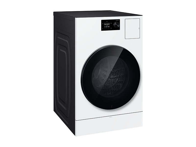 27" Samsung 6.1 Cu. Ft. Bespoke AI Laundry All-in-One Combo Dial Screen - WD80H53BHWAC