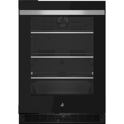 24" Jenn-Air NOIR Under Counter Glass Door Refrigerator, Left Swing - JUGFL242HM