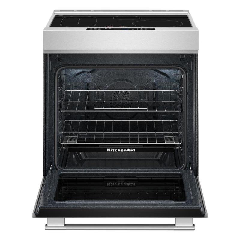 30" Kitchenaid 4-Element Induction Slide-In Convection Range - KSIS730TPS