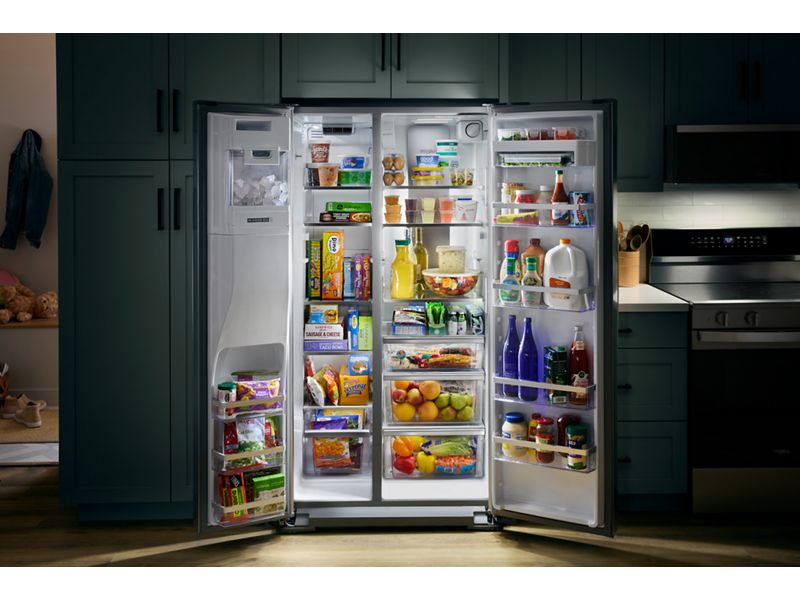 36" Whirlpool 28 Cu. Ft. Wide Side-by-Side Refrigerator - WRSF5836RZ