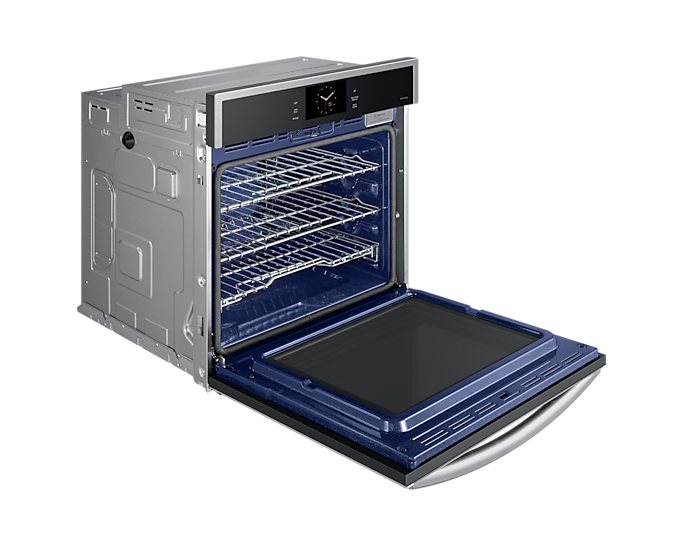 30" Samsung 5.1 cu. Ft. Single Wall Oven with SmartThings Air Fry -  NV51CG600SSRAA