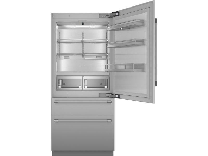 36" Thermador Built-In Bottom Mount Smart Refrigerator Stainless Steel - T36BB120SS