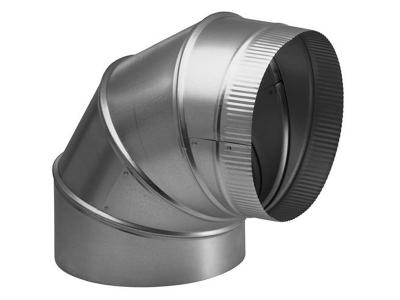 Best 8" Round Elbow Duct for Range Hoods and Bath Ventilation Fans - 432