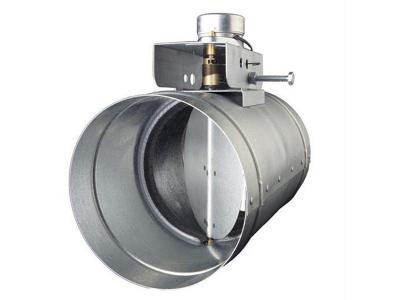 6" Best Automatic Make-Up Air Damper - Damper Only - MD6S