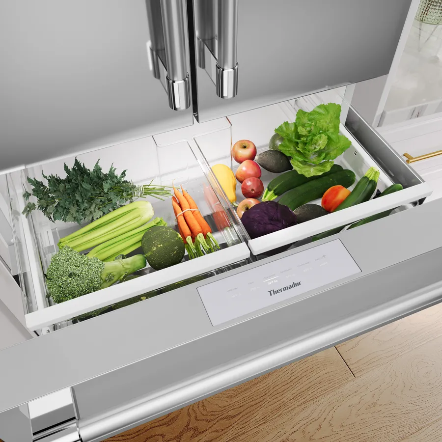 36" Thermador Professional French Door Refrigerator Bottom Freezer - T36FL821NS