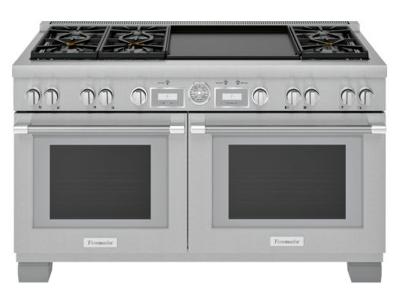 60" Thermador  Pro Grand  Commercial Depth Dual Fuel Range - PRD606WEG