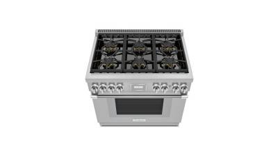 36" Thermador  Pro-Harm Duel Fuel Range 6 Burner - PRD366WHC