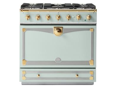 36" La Cornue CornuFe 90 Suzanne Kasler Couleur Freestanding Dual Fuel Range - C9AF