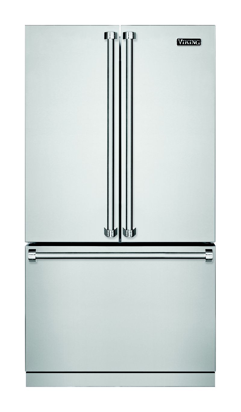36" Viking Freestanding Counter Depth French Door Refrigerator with 22.1 cu. ft. Capacity - RVRF3361SS